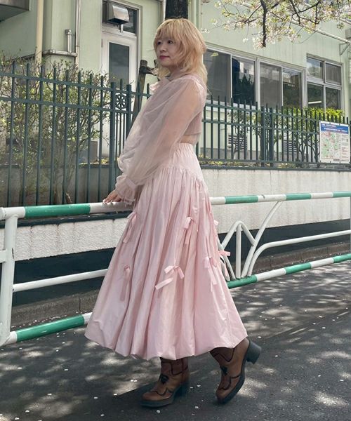 MY RIBBON BALLOON SKIRT | Candy Stripper（キャンディ