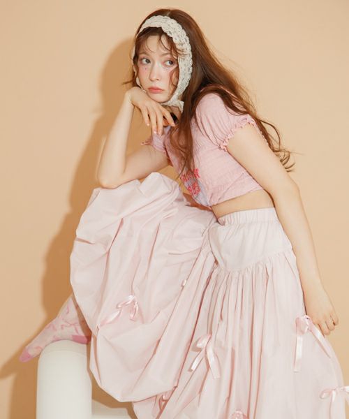 MY RIBBON BALLOON SKIRT | Candy Stripper（キャンディ ストリッパー 