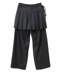 パンツ PRECIOUSRIBBON PLEATS WRAP SKIRT LAYRED PRECIOUS RIBBON PLEATS WRAP SKIRT LAYERED PANTS | Candy Stripper