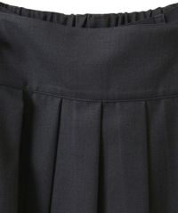 PRECIOUS RIBBON PLEATS WRAP SKIRT LAYERED PANTS | Candy Stripper