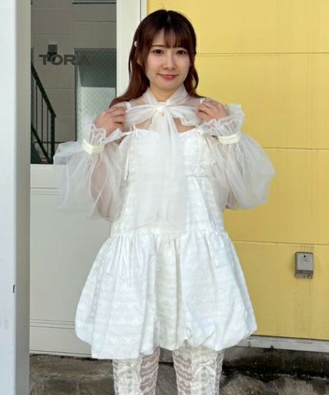 TULLE SHEER SAILOR BLOUSON | Candy Stripper（キャンディ