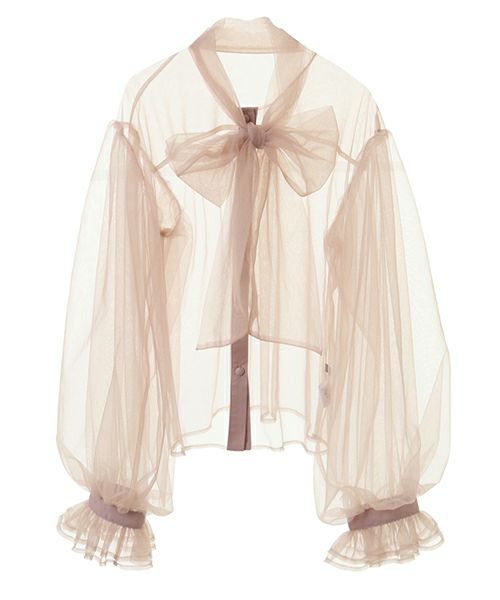 偉大な RIBBON TULLE Stripper（キャンディ Candy | BLOUSE トップス