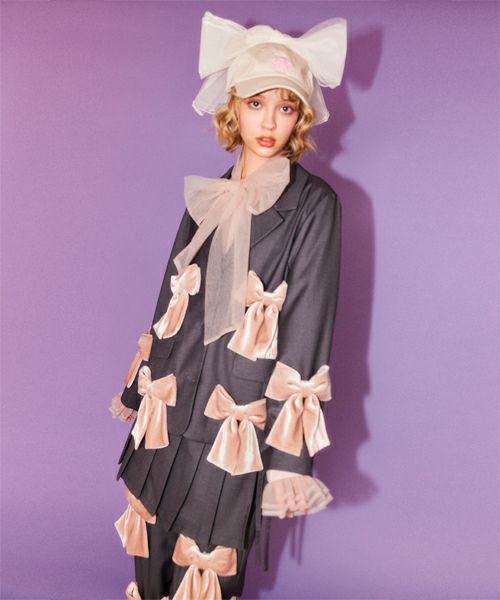 PRECIOUS RIBBON JACKET | Candy Stripper（キャンディ