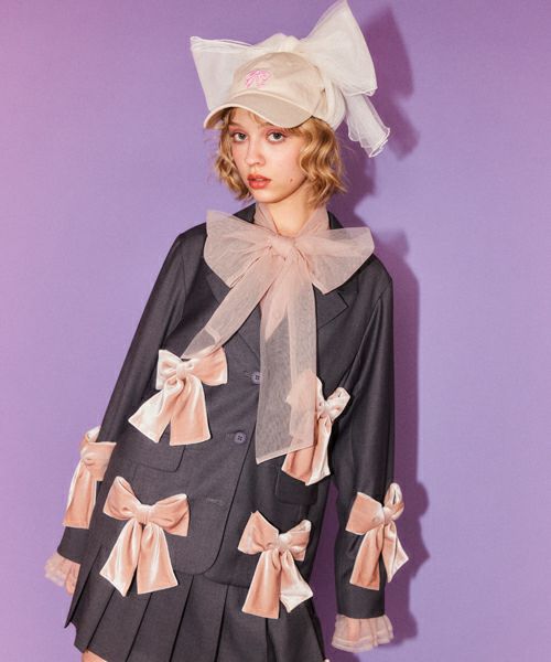 PRECIOUS RIBBON JACKET | Candy Stripper（キャンディ