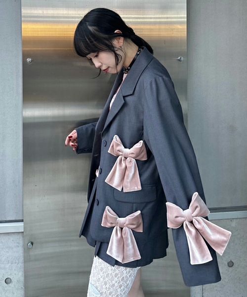 ジャケット・アウター CandyStripper PRECIOUS RIBBON JACKET PRECIOUS RIBBON JACKET | Candy Stripper（キャンディ
