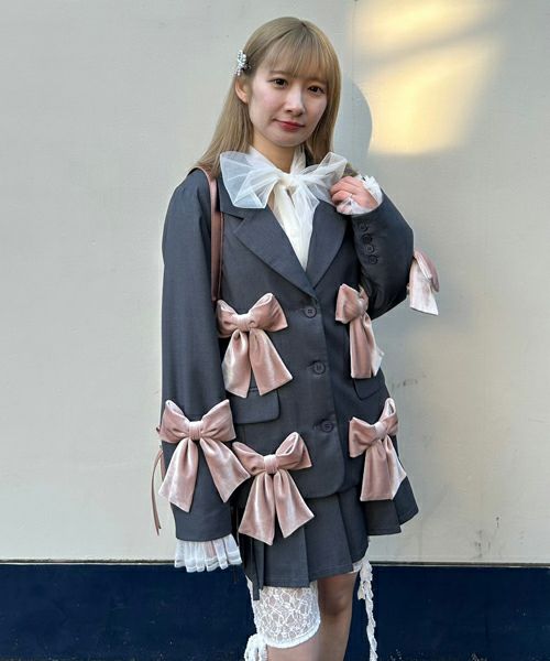 PRECIOUS RIBBON JACKET | Candy Stripper（キャンディ ストリッパー 