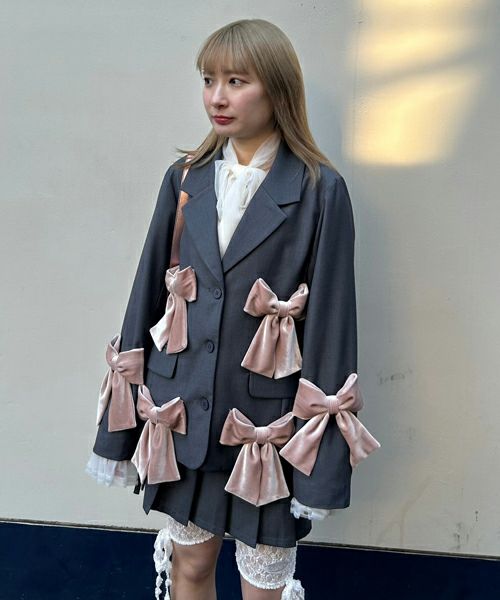 PRECIOUS RIBBON JACKET | Candy Stripper（キャンディ