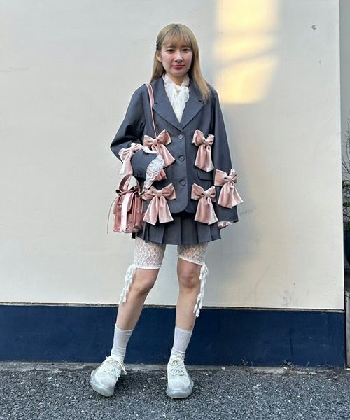 PRECIOUS RIBBON JACKET | Candy Stripper（キャンディ