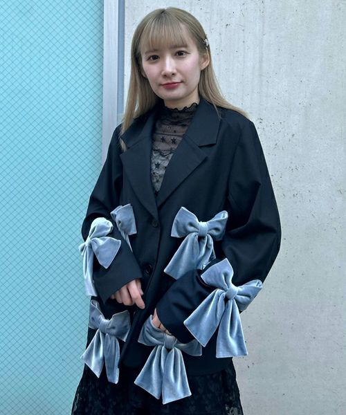 PRECIOUS RIBBON JACKET | Candy Stripper（キャンディ