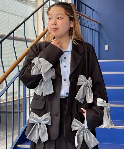 ジャケット・アウター CandyStripper PRECIOUS RIBBON JACKET PRECIOUS RIBBON JACKET | Candy Stripper（キャンディ