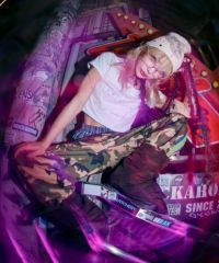 Candy Stripper DISTORTED SMILE ZIP フーディ BROKEN SMILE TRACK PANTS | Candy Stripper（キャンディ