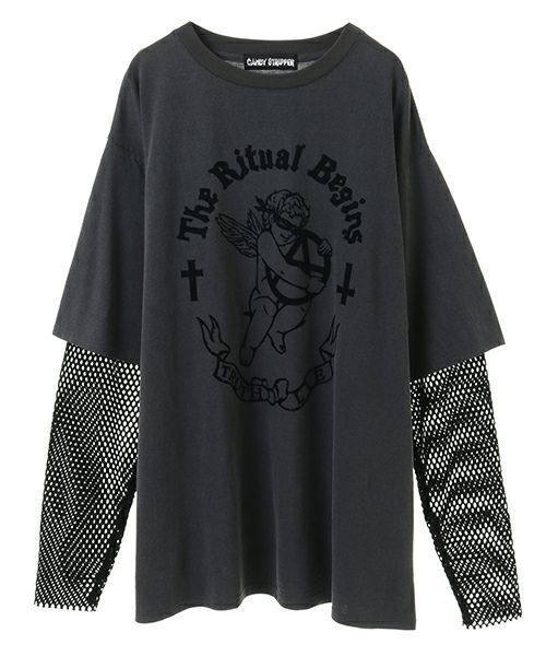 ANARCHY ANGEL LAYERED TOPS | Candy Stripper（キャンディ