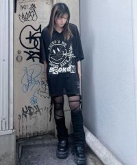 BROKEN SMILE MESH TOPS | Candy Stripper（キャンディ ストリッパー