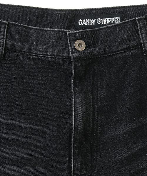 STAR PATCHED DENIM PANTS | Candy Stripper（キャンディ