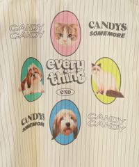 DOG ＆ CAT STRIPE SHIRT | Candy Stripper（キャンディ