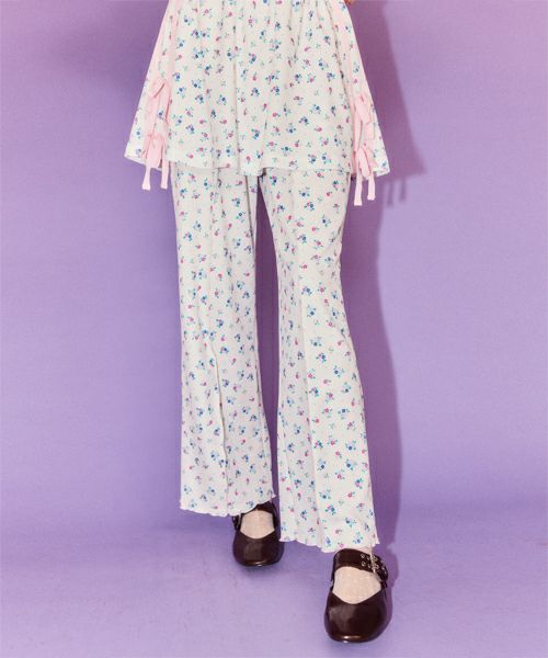 DRESSED UP FLOWER SKIRT PANTS | Candy Stripper（キャンディ