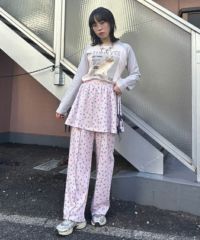 Candy Stripper キャンディストリッパー フラワー柄スカートパンツ Candy Stripper キャンディストリッパー フラワー柄スカート