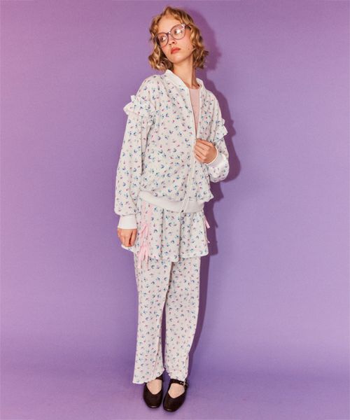 DRESSED UP FLOWER SKIRT PANTS | Candy Stripper（キャンディ