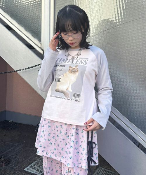 DRESSED UP FLOWER SKIRT PANTS | Candy Stripper（キャンディ
