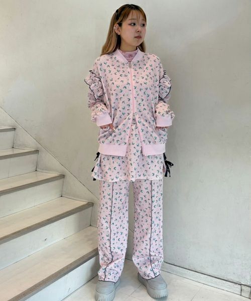 DRESSED UP FLOWER SKIRT PANTS | Candy Stripper（キャンディ
