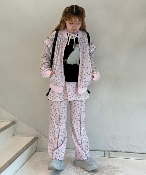 DRESSED UP FLOWER SKIRT PANTS | Candy Stripper（キャンディ