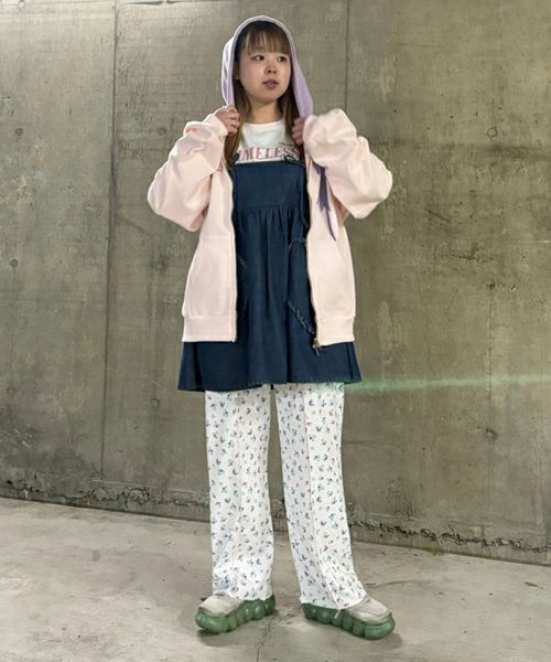 DRESSED UP FLOWER SKIRT PANTS | Candy Stripper（キャンディ
