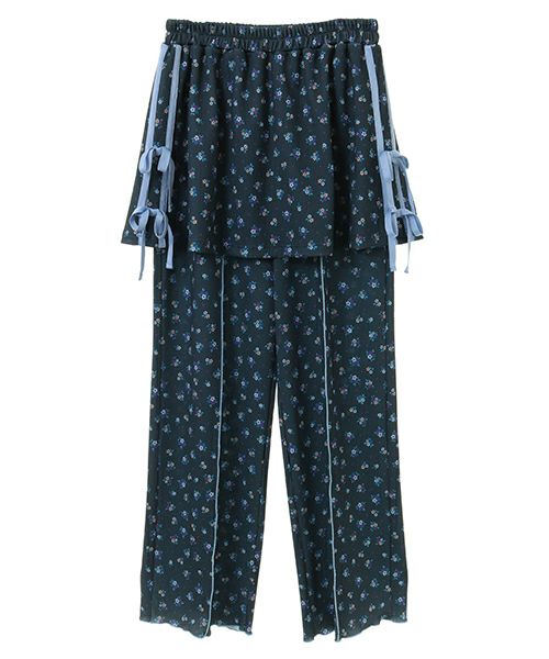 DRESSED UP FLOWER SKIRT PANTS | Candy Stripper（キャンディ