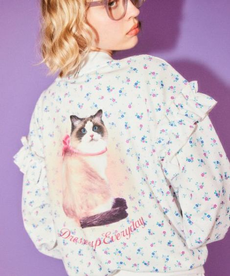 DRESSED UP FLOWER BLOUSON