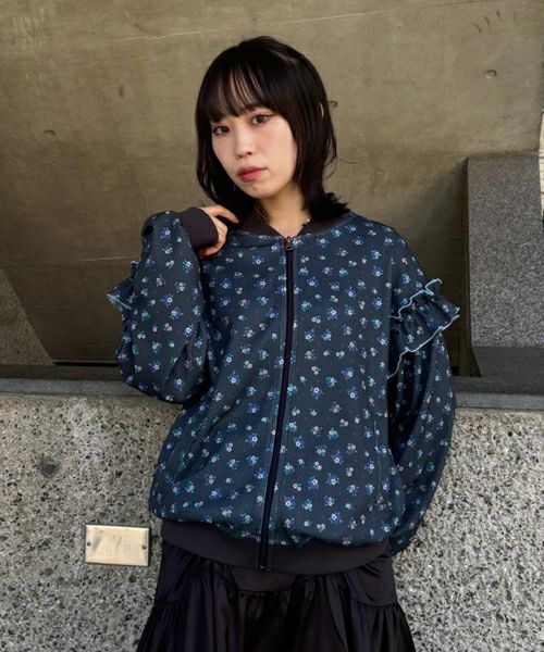 DRESSED UP FLOWER BLOUSON | Candy Stripper(キャンディ DRESSED UP FLOWER BLOUSON | Candy Stripper(キャンディ