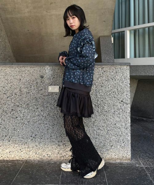 DRESSED UP FLOWER BLOUSON | Candy Stripper(キャンディ DRESSED UP FLOWER BLOUSON | Candy Stripper(キャンディ