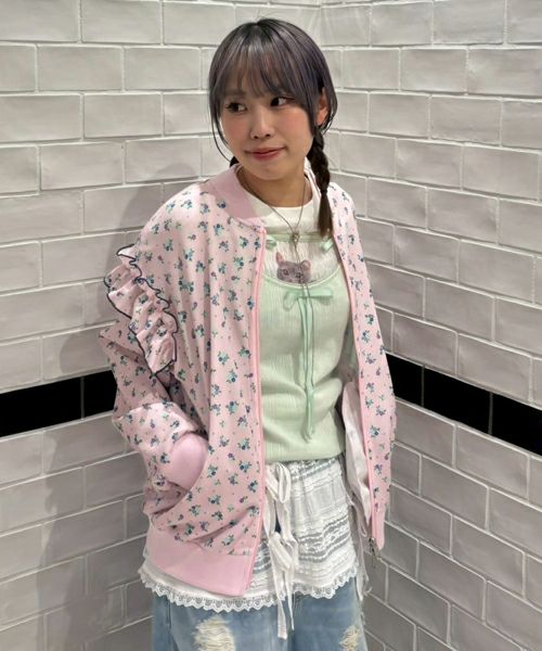 DRESSED UP FLOWER BLOUSON | Candy Stripper（キャンディ