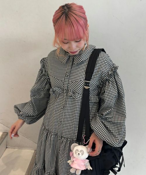 BUSTIER TIERED DRESS | Candy Stripper（キャンディ