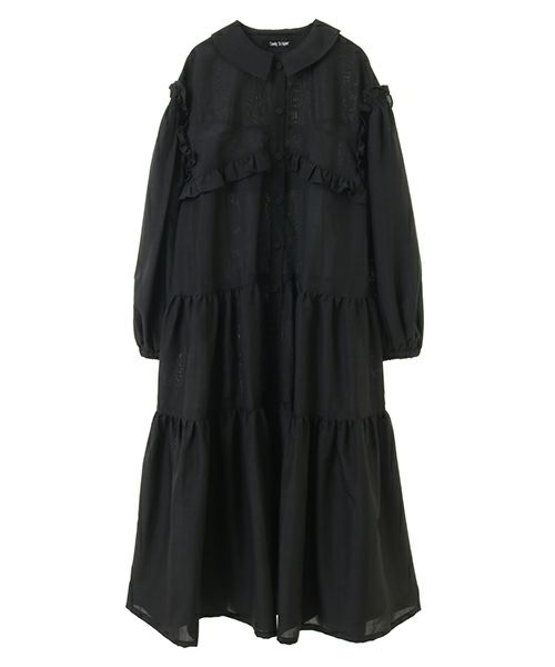 BUSTIER TIERED DRESS | Candy Stripper（キャンディ