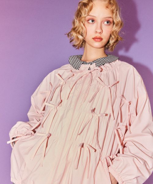 【Candy Stripper】 RIBBON JERSEY BLOUSON RIBBON RIBBON JERSEY BLOUSON | Candy Stripper（キャンディ