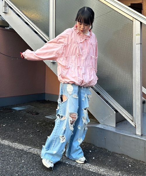 ALL MINE RIBBON BLOUSON | Candy Stripper（キャンディ