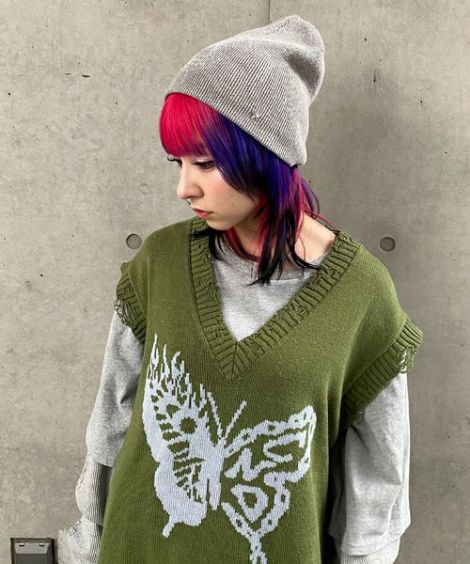 FIRE BUTTERFLY DAMAGE VEST