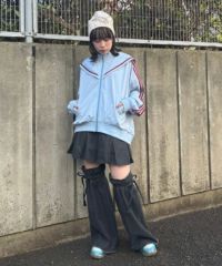 Candystripper セーラーカラー　ジャージ　青 SAILOR JERSEY BLOUSON | Candy Stripper（キャンディ