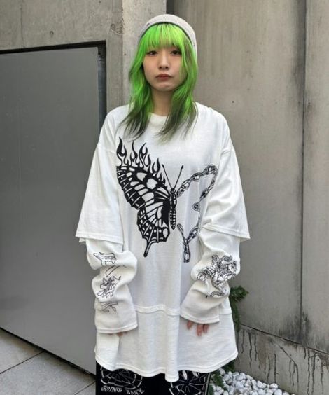 FIRE BUTTERFLY LAYERED TOPS