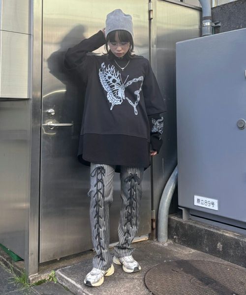 FIRE BUTTERFLY LAYERED TOPS | Candy Stripper（キャンディ