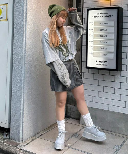 FIRE BUTTERFLY LAYERED TOPS | Candy Stripper（キャンディ