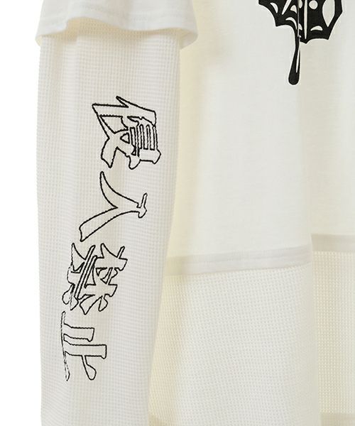 【最終値下げ】キャンディストリッパー トップス パフスリーブ SAFETY PIN WAFFLE TOPS | Candy Stripper（キャンディ