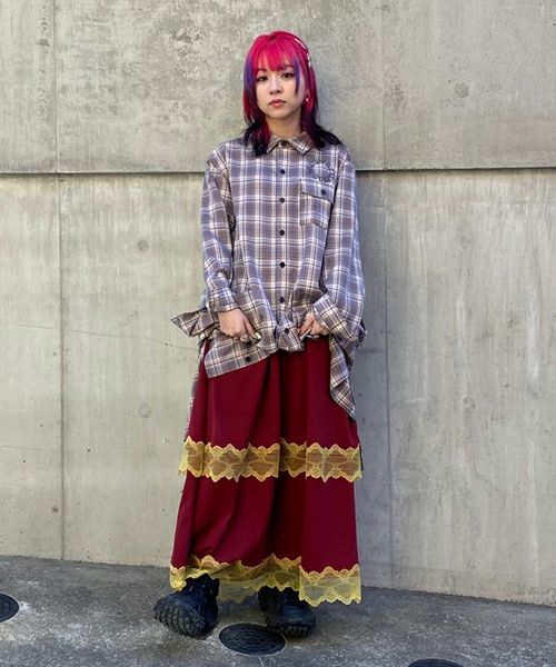 PRETTY THINGS MESH SKIRT | Candy Stripper（キャンディ