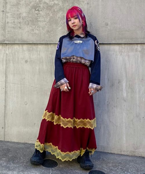 PRETTY THINGS MESH SKIRT | Candy Stripper（キャンディ