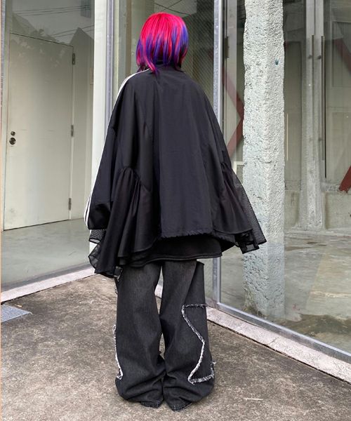 【ラッピング無料】 CND SWITCHED NYLON BLOUSON | Candy Stripper（キャンディ ジャケット・アウター