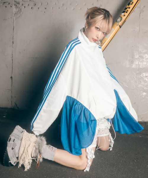 CND SWITCHED NYLON BLOUSON | Candy Stripper（キャンディ