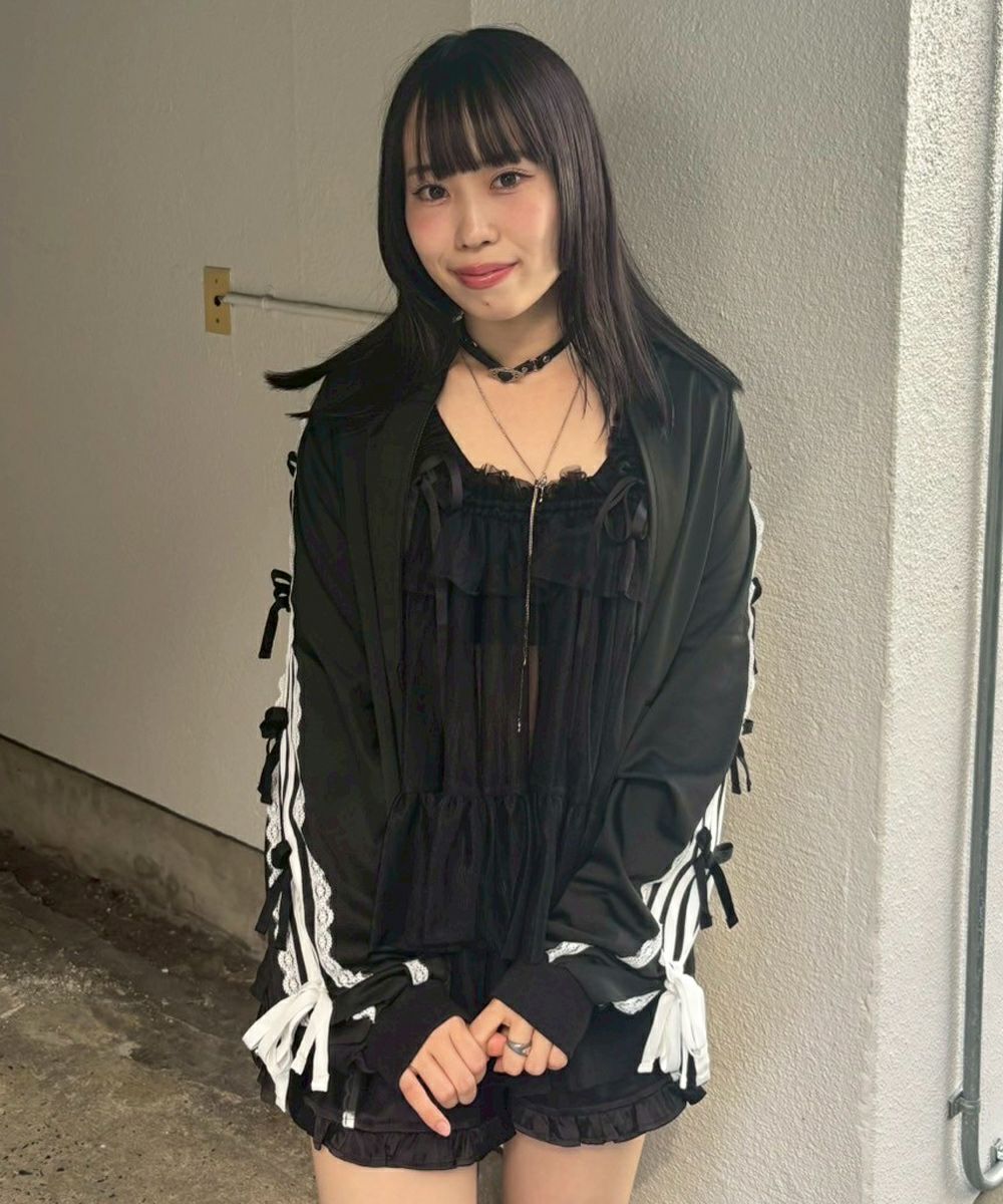 RIBBON RIBBON JERSEY BLOUSON | Candy Stripper（キャンディ 