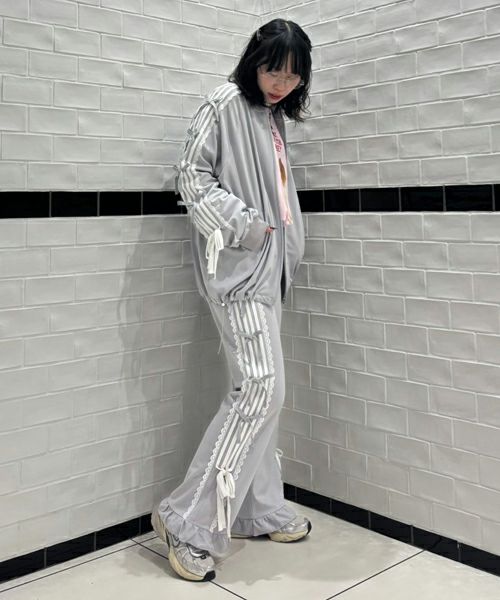 RIBBON RIBBON JERSEY BLOUSON | Candy Stripper（キャンディ