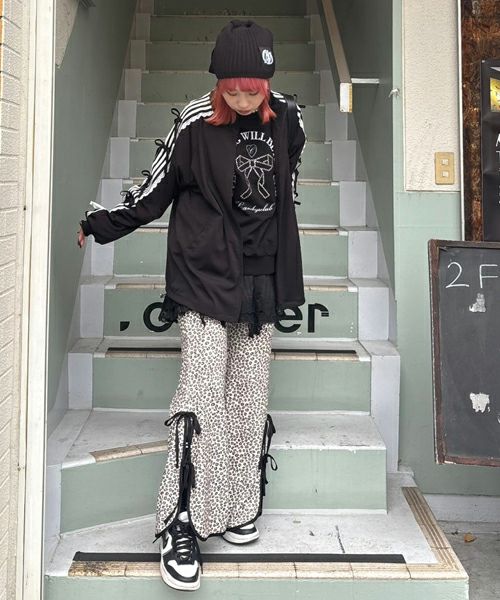 高速配送 RIBBON RIBBON JERSEY Stripper（キャンディ Candy | BLOUSON ジャケット・アウター
