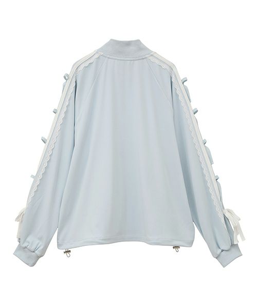 キャンディストリッパー スタジャン ブルゾン ピンク リボン 新品タグ無し RIBBON RIBBON JERSEY BLOUSON | Candy Stripper（キャンディ