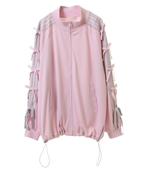 RIBBON RIBBON JERSEY BLOUSON | Candy Stripper（キャンディ